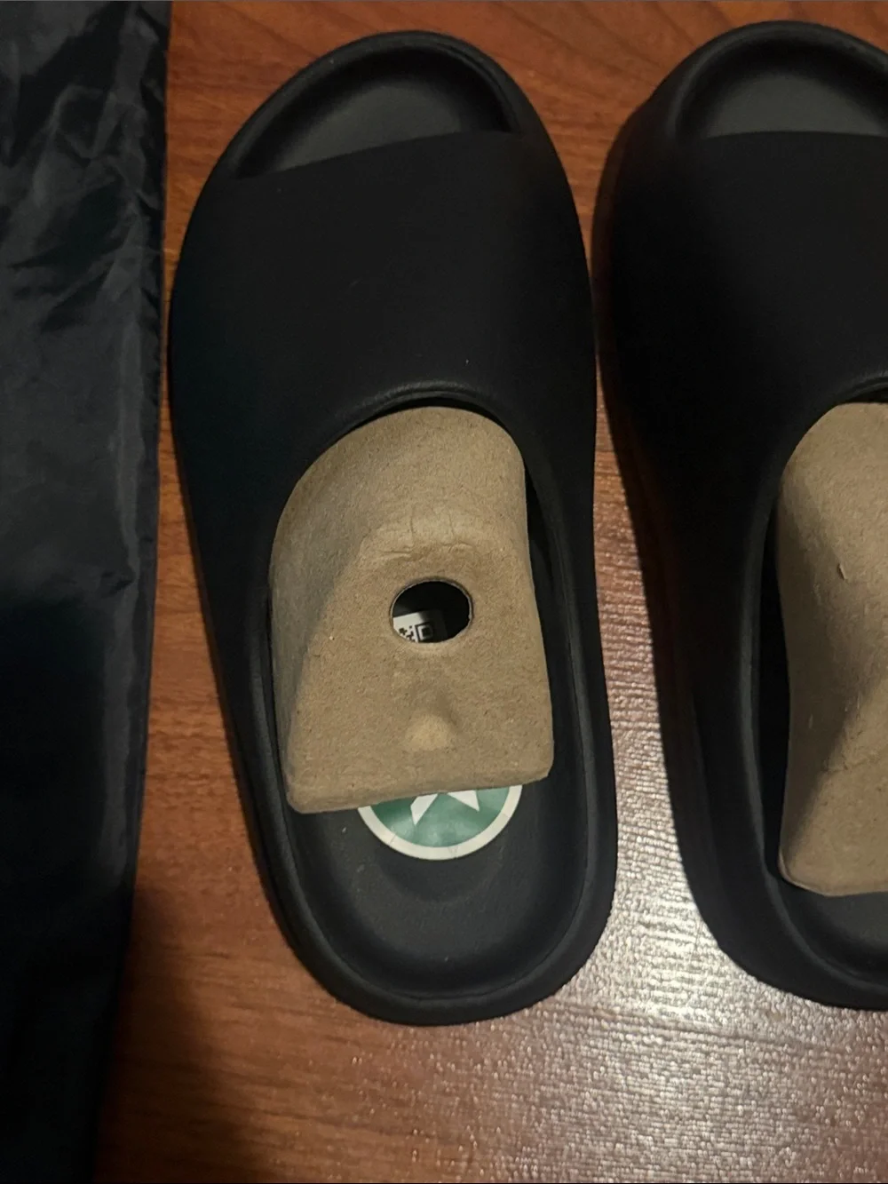 YS-01 Black Slides Sandals Slip-On with Original Bag